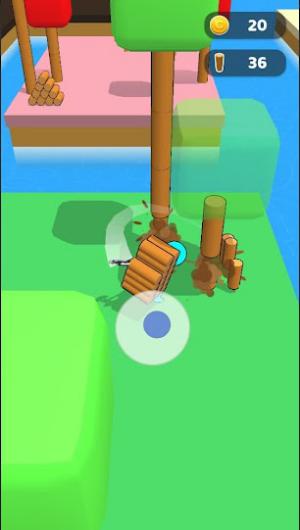 Trở thành tiều phu nhàn rỗi trong game 