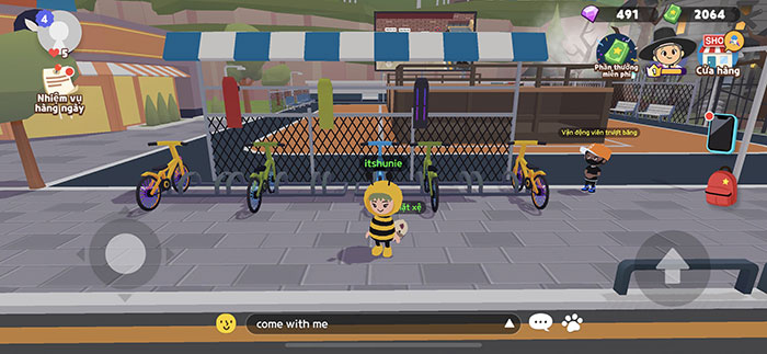 Một số địa điểm bày bán các phương tiện di chuyển trong Play Together