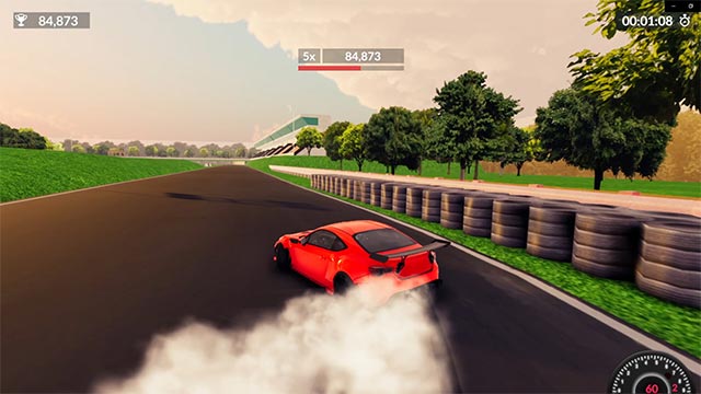 Thách thức các tay đua online trong cuộc đua trực tuyến của Drift King