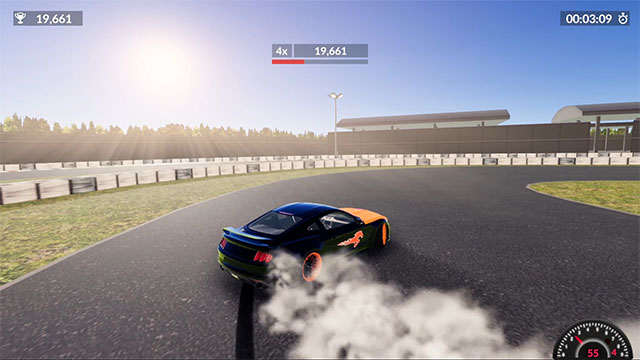 Mỗi đường đua trong Drift King game tương ứng với 1 thử thách mới