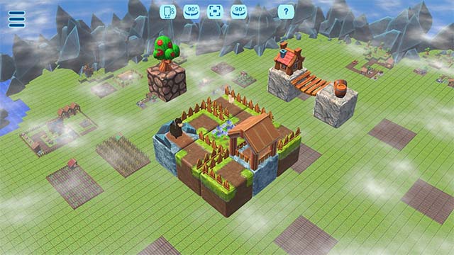 Floating Farmer là game nông trại nhưng lại đi theo phong cách trí tuệ giải đố
