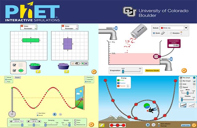 Khám phá PhET Interactive Simulations, công cụ học tập trực tuyến miễn phí cho toán học và khoa học. https://st.download.com.vn/data/image/2021/08/30/PhET-Interactive-Simulations-1.jpg