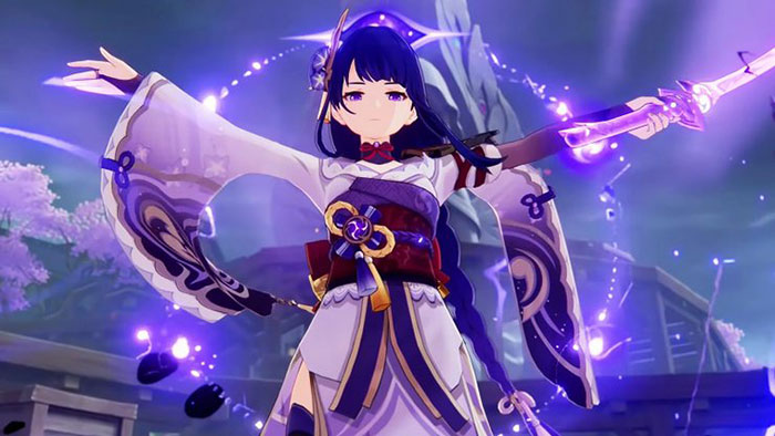 The Raiden Shogun là một trong bảy Archon vô cùng mạnh mẽ