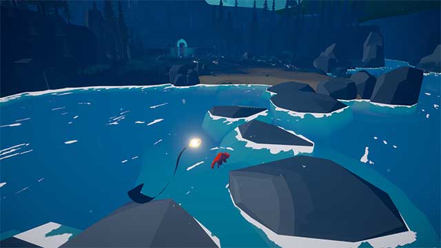 Chạy và nhảy qua các khu vực mở và khám phá các môi trường