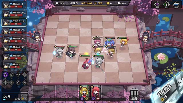 AutoChess of Gensokyo là game chiến thuật có lối chơi tương tự Auto Chess