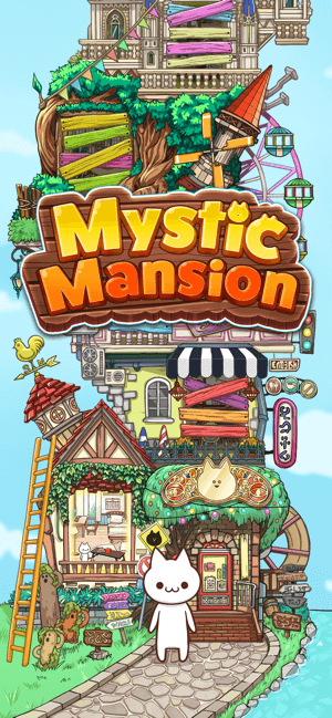 Cải tạo biệt thự của những chú mèo dễ thương trong game Mystic Mansion 