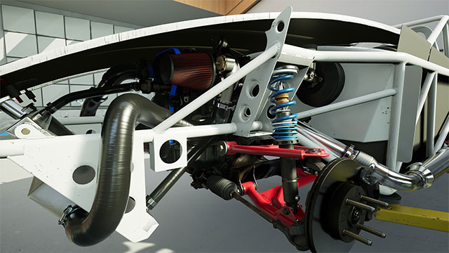 Nâng cấp động cơ, hệ thống treo và "độ" xe sáng tạo trong Wrench game