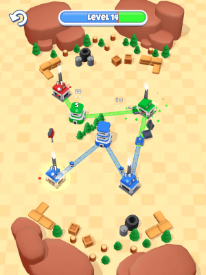 Tower War là game chiến lược chiếm căn cứ thú vị