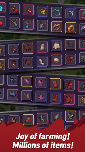 Thu thập vô số vật phẩm