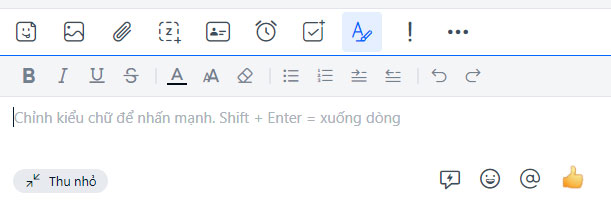 Định dạng tin nhắn