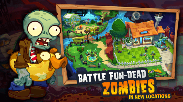 Xây dựng đội quân phòng thủ thực vật và chiến đấu với Zombie ở các địa điểm mới