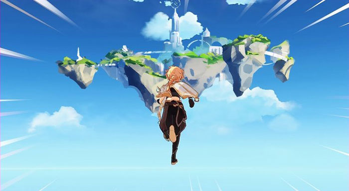 Celestia là hòn đảo nổi trên bầu trời Teyvat