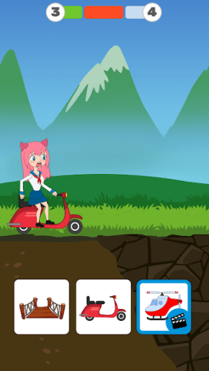 Giúp cô gái xinh đẹp Neko vượt qua các khó khăn trong game Neko s Dreams Save the Idol 