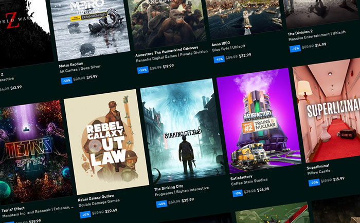 Epic Games Store là trang web sở hữu nhiều game độc quyền, được nhiều người yêu thích