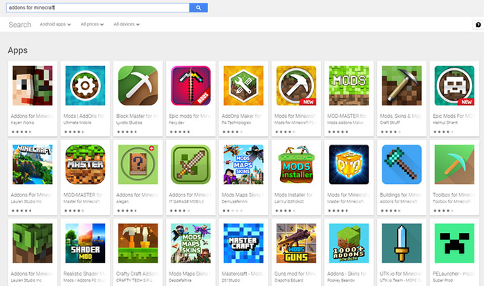 Có rất nhiều ứng dụng của bên thứ 3 để cài đặt mod cho Minecraft PE