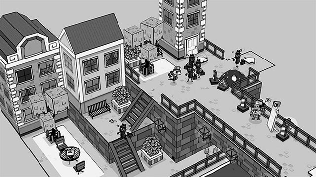 Game sở hữu đồ họa vẽ tay với gam màu đen trắng khác lạ