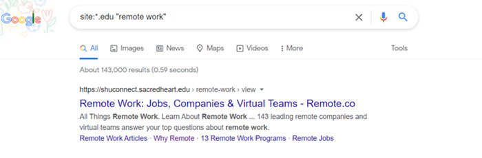 Nhập tên miền cụ thể sẽ giúp mọi người tìm được