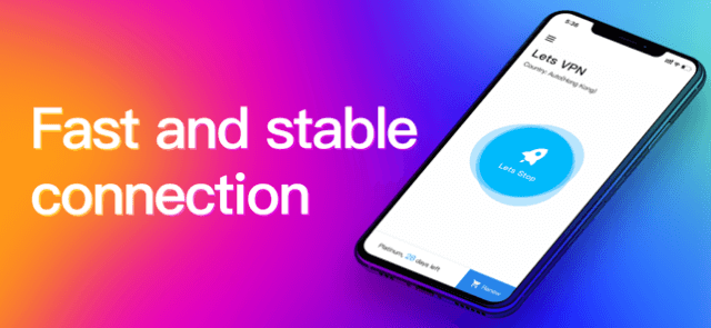 LetsVPN giúp kết nối Internet của bạn nhanh và ổn định
