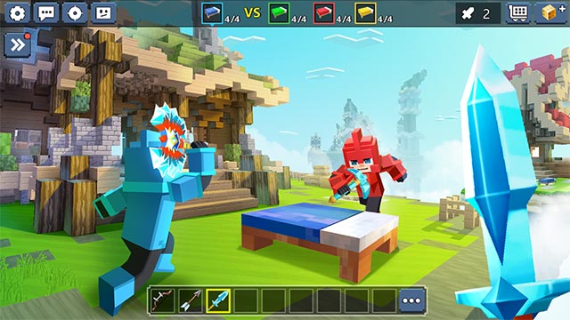Chơi solo, cặp đôi hoặc phối hợp nhóm trong game Bed War