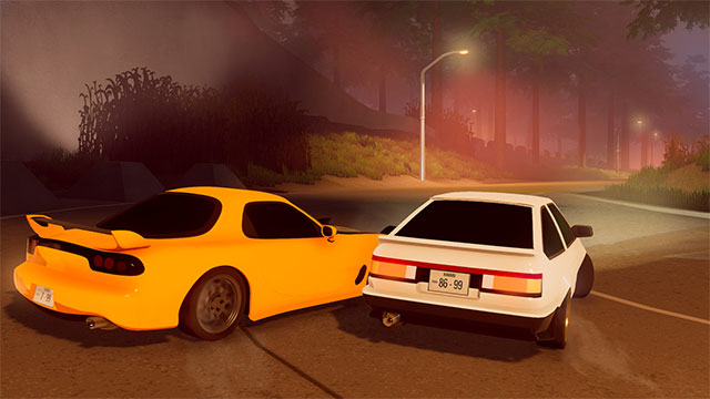 Cạnh tranh với bạn bè hoặc đối thủ online trong Midnight Driver game