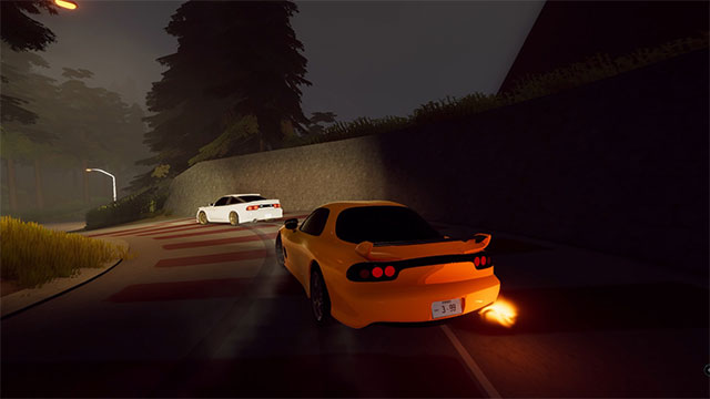 Midnight Driver đưa bạn vào trải nghiệm đua xe đồi núi phong cách drift Nhật Bản