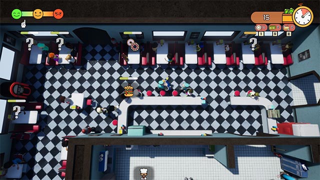 Mad Restaurant People là game hành động nhanh nhấn mạnh vào kỹ năng quản lý thời gian