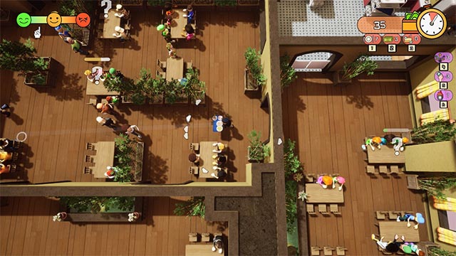 Kết hợp tốc độ và phản xạ trong để xử lý mọi tình huống trong Mad Restaurant People game