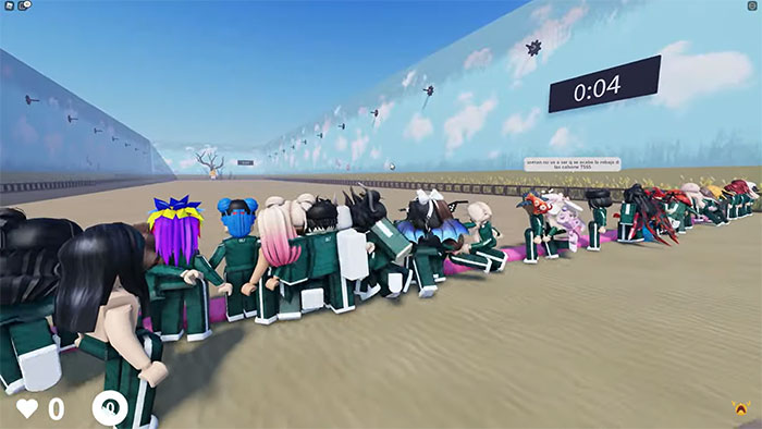 Đếm ngược bắt đầu chơi trò Đèn xanh, đèn đỏ