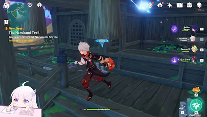 Kích hoạt nhiệm vụ The Narukami Trail trong Genshin Impact