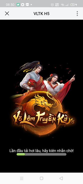 Đăng nhập và bắt đầu chơi game VLTK trên Zalo