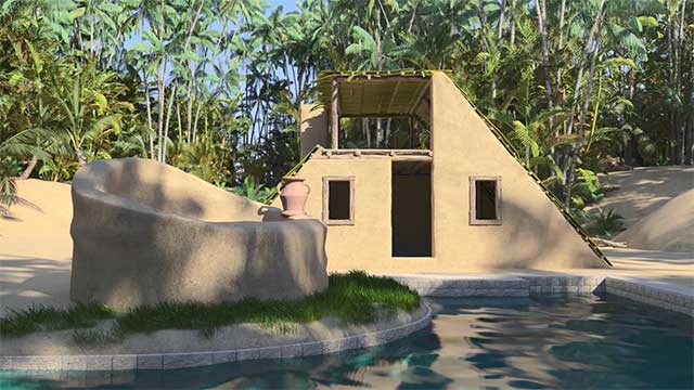 Trở thành kiến trúc sư thời nguyên thủy trong Jungle House