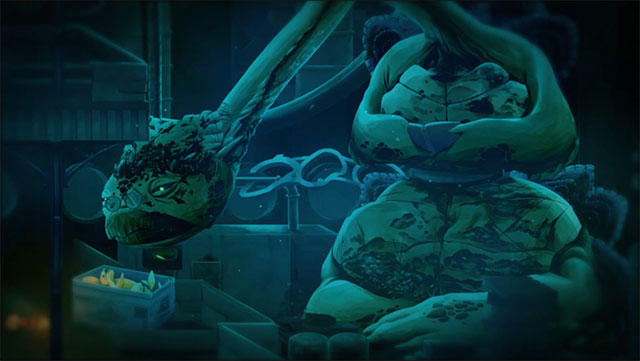 Tương tác với sinh vật dưới biển và các nhân vật khác trong khi khám phá môi trường xung quanh