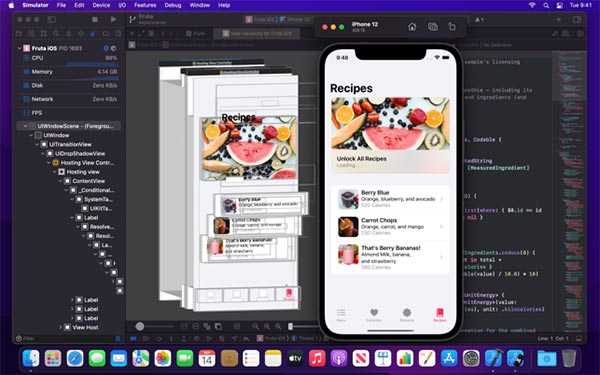 Xcode 13 for Mac là phần mềm lập trình ứng dụng cho iPhone, iPad, Mac, Apple TV và Apple Watch