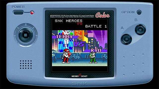 Toàn bộ gameplay được trải nghiệm thông qua giả lập máy chơi game Neogeo Pocket