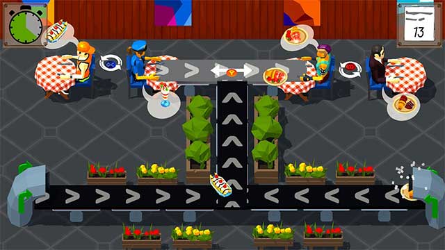Trong mỗi level, bạn có 45 giây để hoàn thành nhiều đơn hàng nhất có thể