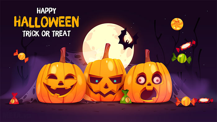 Bộ hình nền Halloween cho máy tính