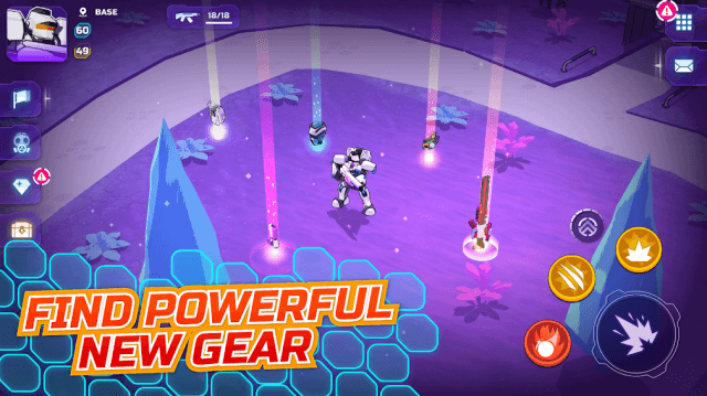 Tham gia cuộc chiến giữa robot và người ngoài hành tinh trong game Loot Legends: Robots vs Aliens