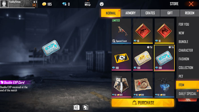 Sử dụng thẻ EXP hợp lý sẽ giúp tăng điểm kinh nghiệm