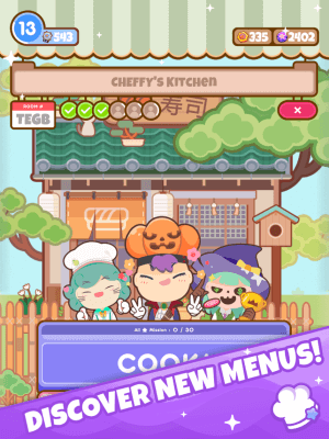 Khám phá các menu mới