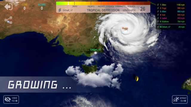 Phát triển cơn cuồng phong của bạn để trở thành cơn bão lớn nhất trong Hurricane.io
