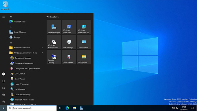 Windows Server 2022: Hệ điều hành máy chủ mới với bảo mật và tích hợp đám mây vượt trội. https://st.download.com.vn/data/image/2021/10/07/Microsoft-Windows-Server-2022.jpg