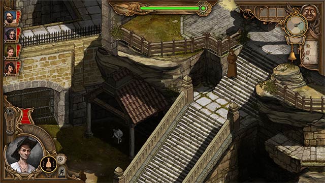 Người chơi The Stone of Madness sẽ điều khiển luân phiên 5 tù nhân trong quá trình vượt ngục