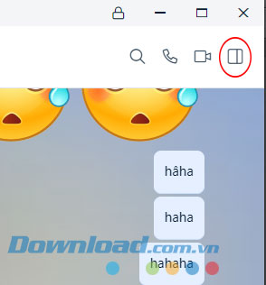 Giao diện chính của Zalo PC