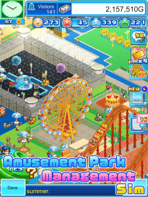 Dream Park Story cho bạn quản lý công viên giải trí của riêng mình