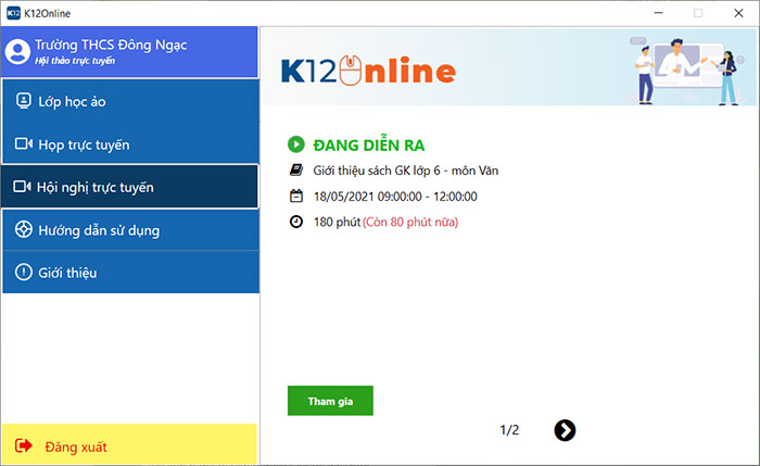 K12Online - Giải pháp học tập và thi trực tuyến toàn diện trên Windows cho giáo dục. https://st.download.com.vn/data/image/2021/10/12/k12online-1.jpg