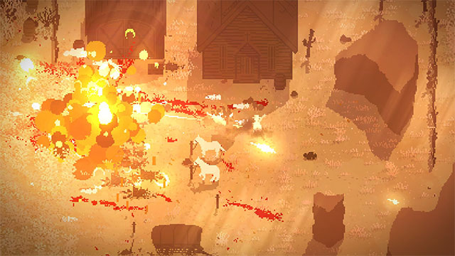 Tận dụng kỹ năng bắn súng và hành động lén lút để loại bỏ băng cướp táo tợn