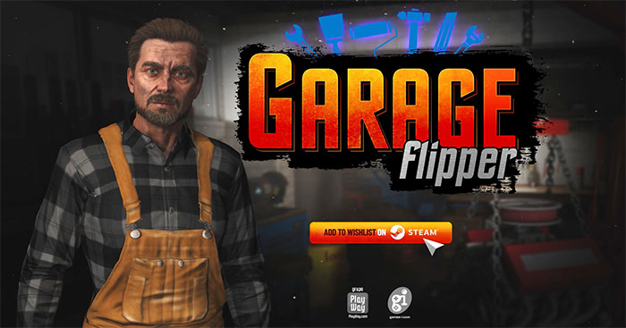 Garage FlipperGame giả lập sửa gara ô tô cũ