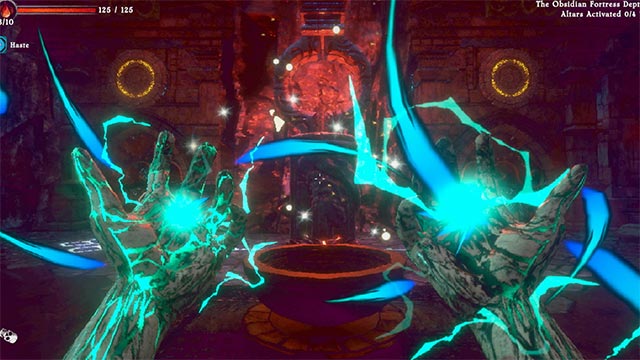 Into the Pit là game FPS cổ điển nhưng bàn tay ma thuật sẽ thay thế cho vũ khí