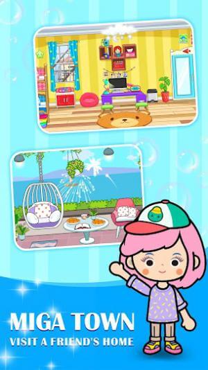 Miga Town Visit a friends home là game mô phỏng thú vị cho trẻ em