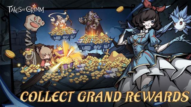 Chơi game nhàn rỗi và thu thập các phần thưởng tuyệt vời trong game Tales of Grimm